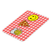 Beer Pizza Geluk Magneet (Linkerzijde)