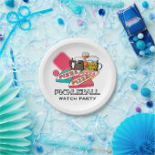 Beer Pizza PICKLEBALL WATCH ARTIJ Papieren Bordje (Feest)