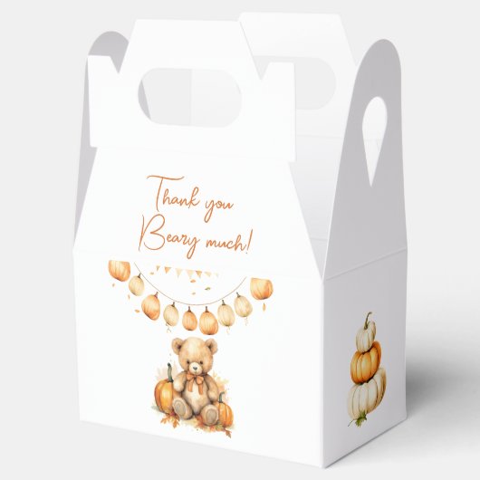 Beer Pompoen Barly Wachten Baby ShowerFavor Box Bedankdoosjes (Geopend)
