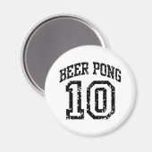 Beer Pong 10 Magneet (Voorkant / Achterkant)