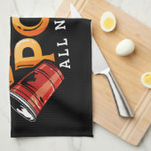 Beer Pong - Aangepast team van de nacht Theedoek (Quarter Fold)