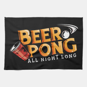 Beer Pong - Aangepast team van de nacht Theedoek