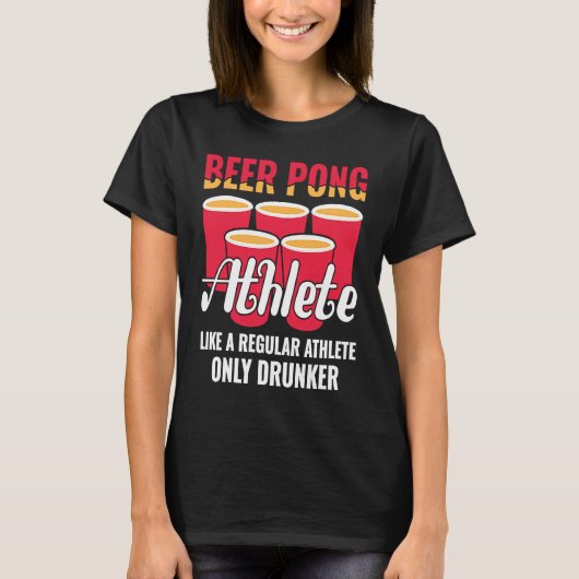 Beer Pong Athlete  Definition Beer  Beer Pong T-shirt (Voorkant)