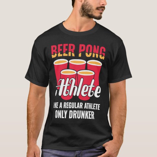 Beer Pong Athlete  Definition Beer  Beer Pong T-shirt (Voorkant)