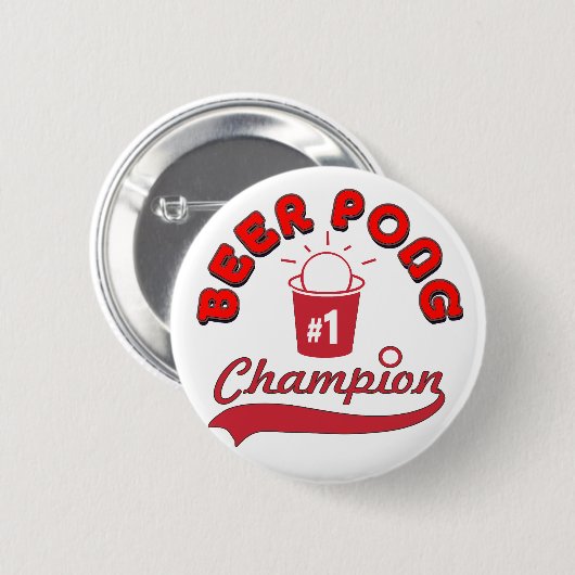 Beer Pong Award Ronde Button 5,7 Cm (Voorkant /achterkant)