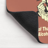 Beer Pong: Bewijs van alcohol en sportmix Muismat (Hoek)