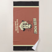 Beer Pong: Bewijs van alcohol en sportmix Strandlaken (Voorkant)