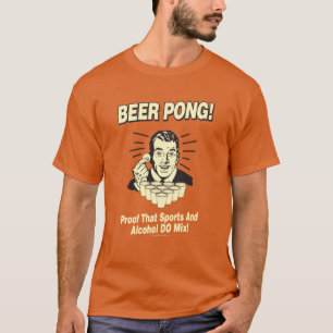 Beer Pong: Bewijs van alcohol en sportmix T-shirt