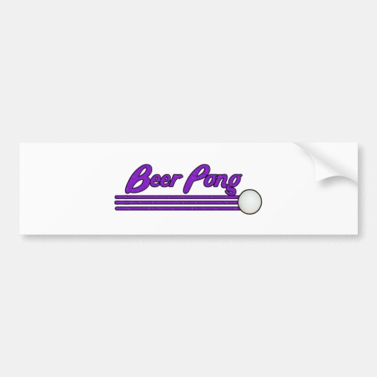 Beer pong bumpersticker (Voorkant)
