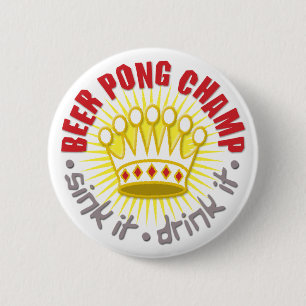 Beer Pong Champ Button