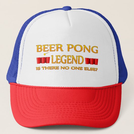 Beer Pong Champ - is er niemand anders? Trucker Pet (Voorkant)