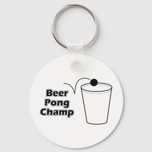 Beer Pong Champ Sleutelhanger (Voorkant)