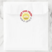Beer Pong Champ Sticker (Tas)
