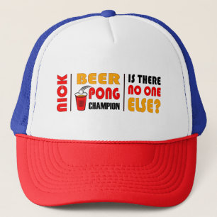 Beer Pong Champ Trucker Hat Trucker Pet