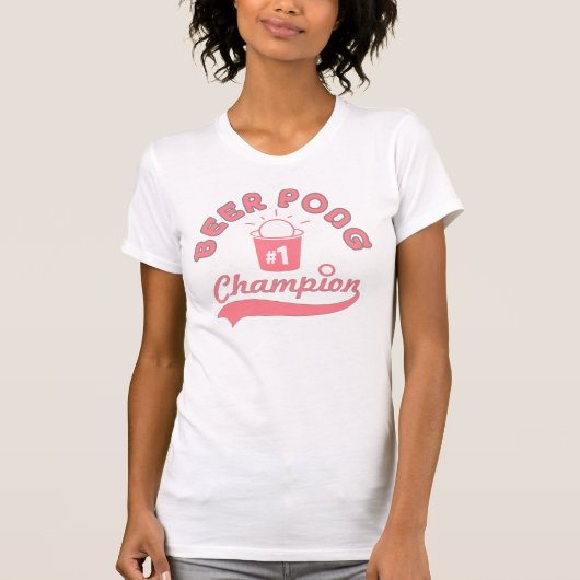Beer Pong Champion Award - Shirt (Voorkant)