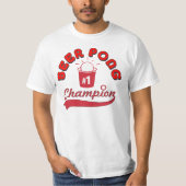 Beer Pong Champion Award - Shirt (Voorkant)