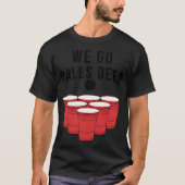 Beer Pong Champion Beer Pon T-shirt (Voorkant)