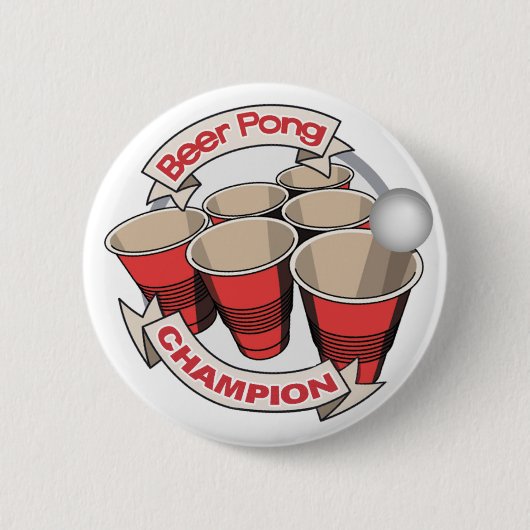 Beer Pong Champion Button (Voorkant)