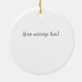Beer Pong Champion Gift Keramisch Ornament (Achterkant)