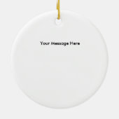 Beer Pong Champion Keramisch Ornament (Achterkant)