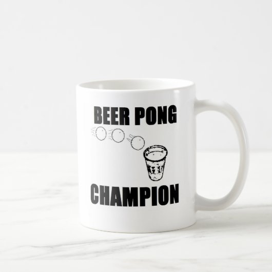 Beer Pong Champion Koffiemok (Rechts)
