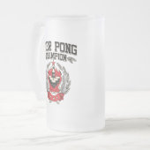 Beer Pong Champion Matglas Bierpul (Voorkant links)