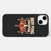 Beer Pong Champion Ping Pong Drink Case-Mate iPhone Case (Achterkant (horizontaal))
