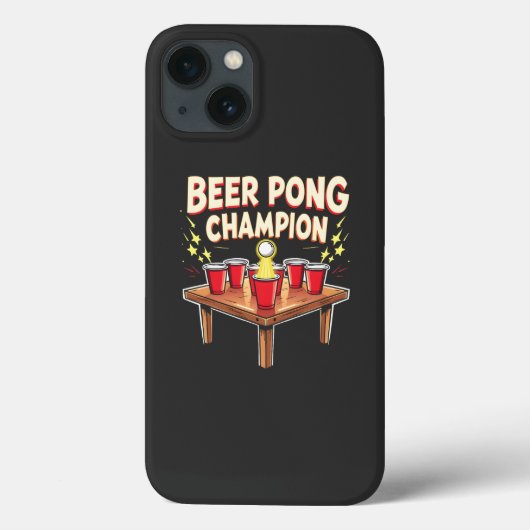 Beer Pong Champion Ping Pong Drink Case-Mate iPhone Case (Achterkant)