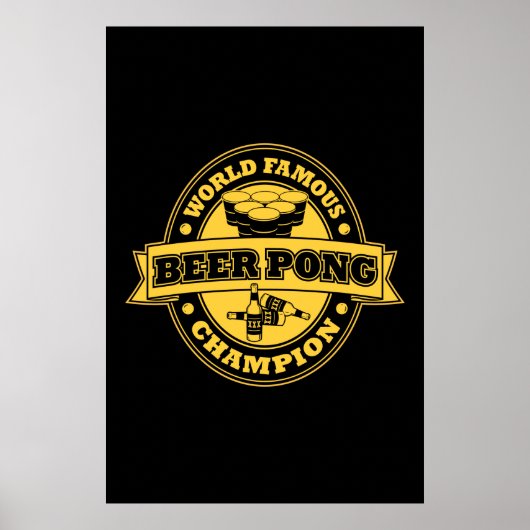 Beer Pong Champion Poster (Voorkant)