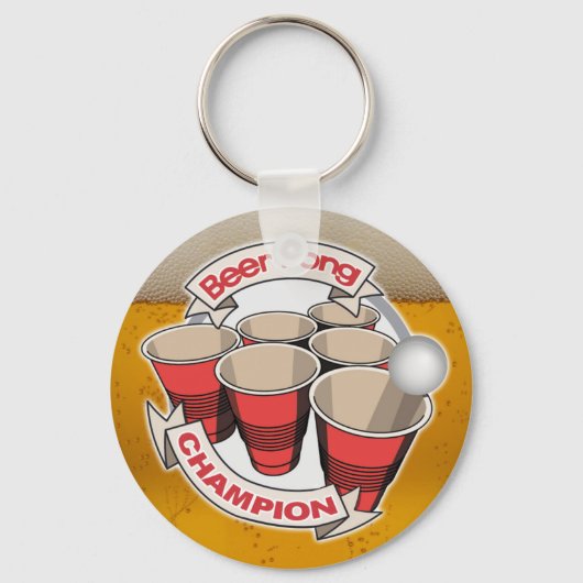 Beer Pong Champion Sleutelhanger (Voorkant)
