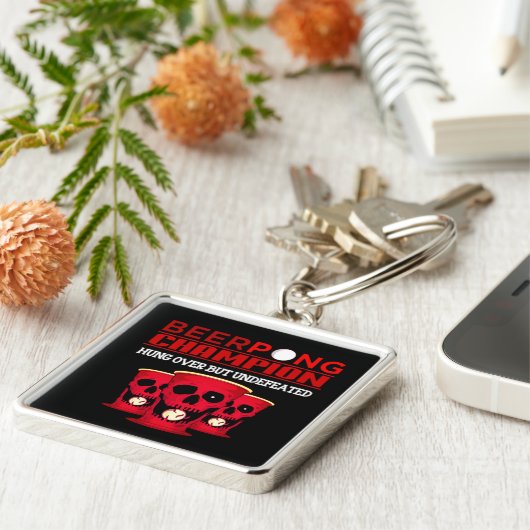 Beer Pong Champion Sleutelhanger (Zijkant)