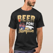 BEER PONG CHAMPION T-SHIRT (Voorkant)