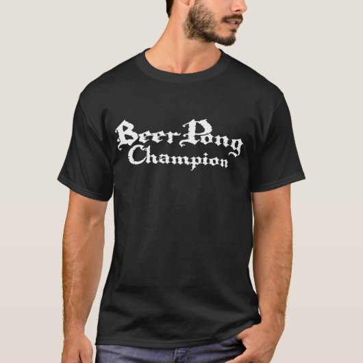 Beer Pong Champion T-shirt (Voorkant)