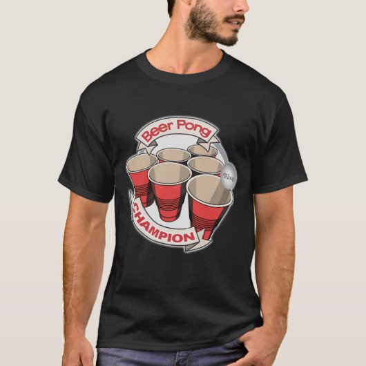 Beer Pong Champion  T-shirt (Voorkant)