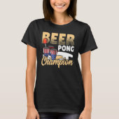 BEER PONG CHAMPION T-SHIRT (Voorkant)