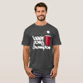 BEER Pong CHAMPION T-shirt (Voorkant volledig)