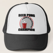 Beer Pong Champion Trucker Pet (Voorkant)