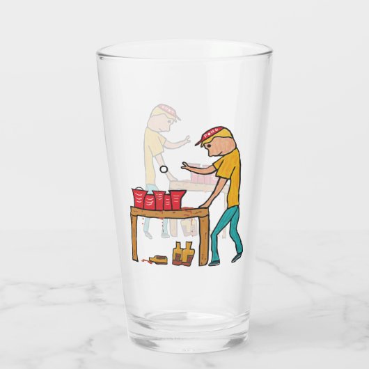 Beer Pong Glas (Achterkant)