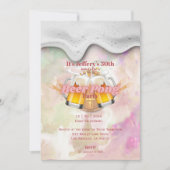 Beer pong Invitation Kaart (Voorkant)