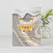 Beer pong Invitation Kaart (Staand voorkant)