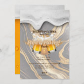 Beer pong Invitation Kaart (Voorkant / Achterkant)