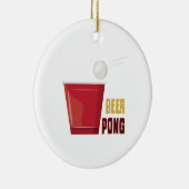 Beer Pong Keramisch Ornament (Rechts)