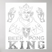 Beer Pong King Poster (Voorkant)