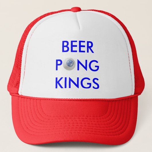 Beer Pong Kings Trucker Pet (Voorkant)