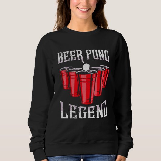 Beer Pong Legend Beer Pong Party Beer Pong  4 Trui (Voorkant)