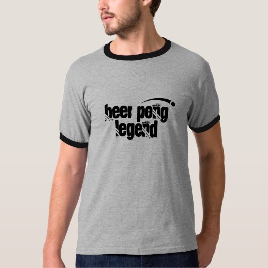 Beer Pong Legend T-shirt (Voorkant)