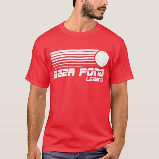 Beer Pong Legend T Shirt (Voorkant)
