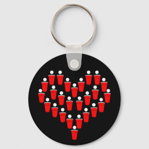 Beer Pong Love Sleutelhanger