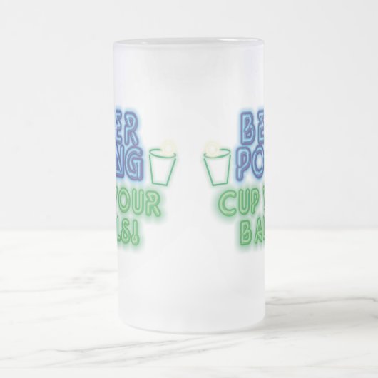 Beer Pong Matglas Bierpul (Center)