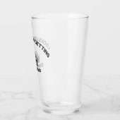 Beer Pong Modus | Dronken Worden Vandaag Pintglas Glas (Links)